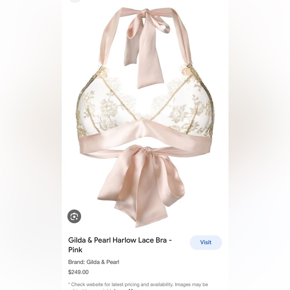 *RARE* Gilda and Pearl Harlow Lace Bra